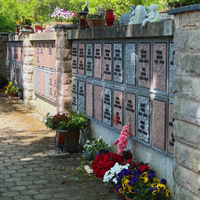 Urnennischen Friedhof Schwarzenbruck